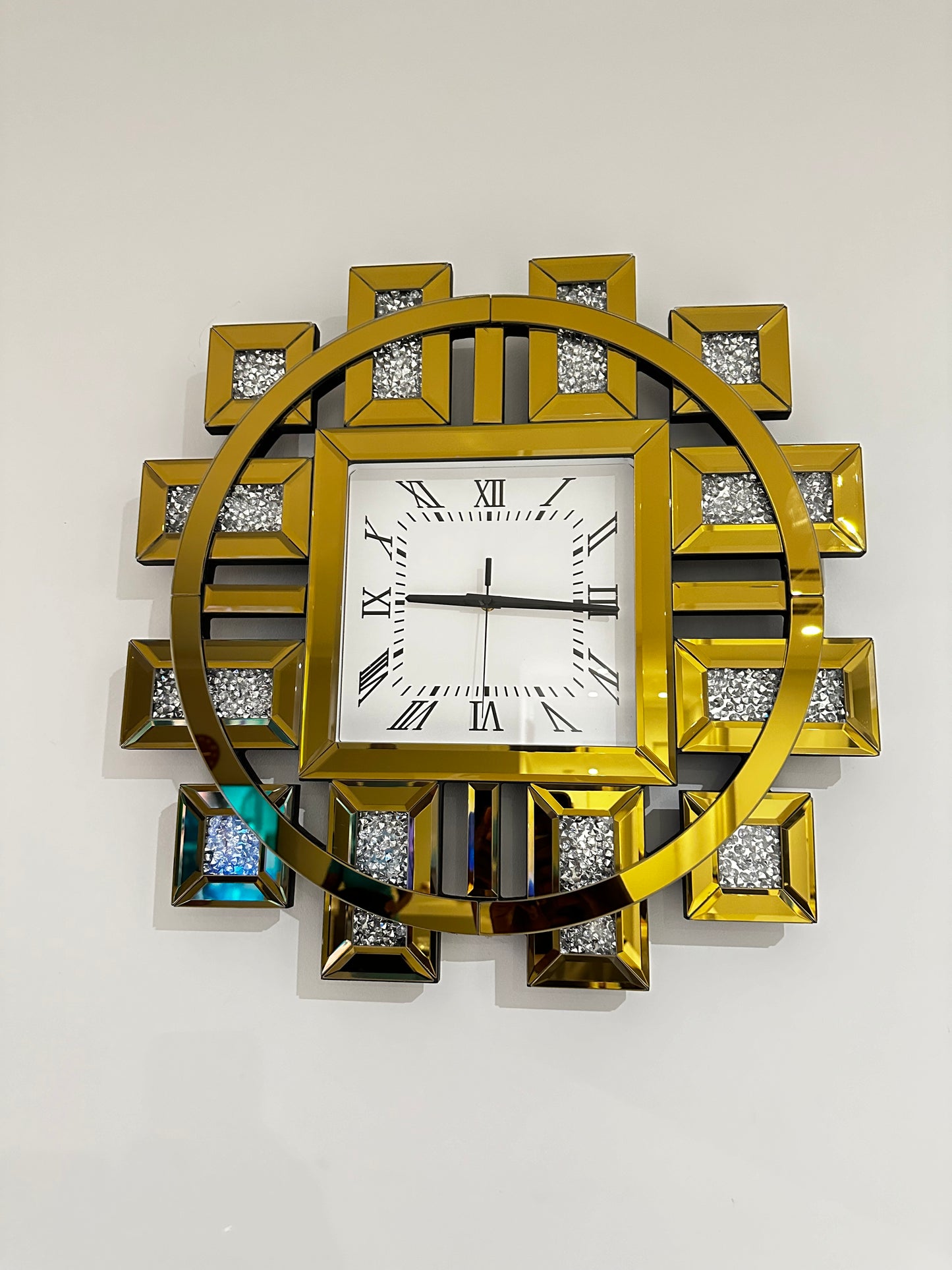 Gold Wall Clock