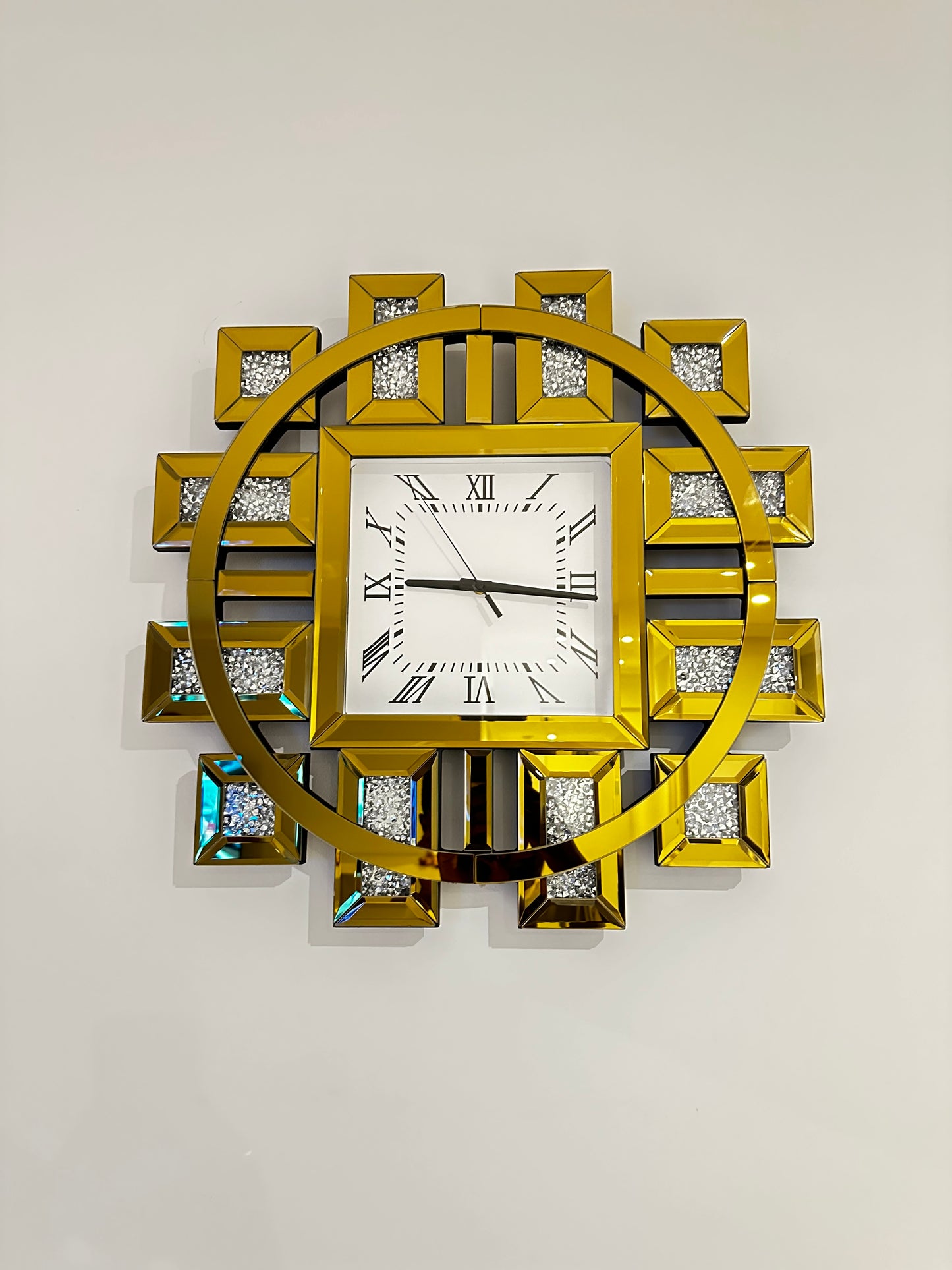 Gold Wall Clock